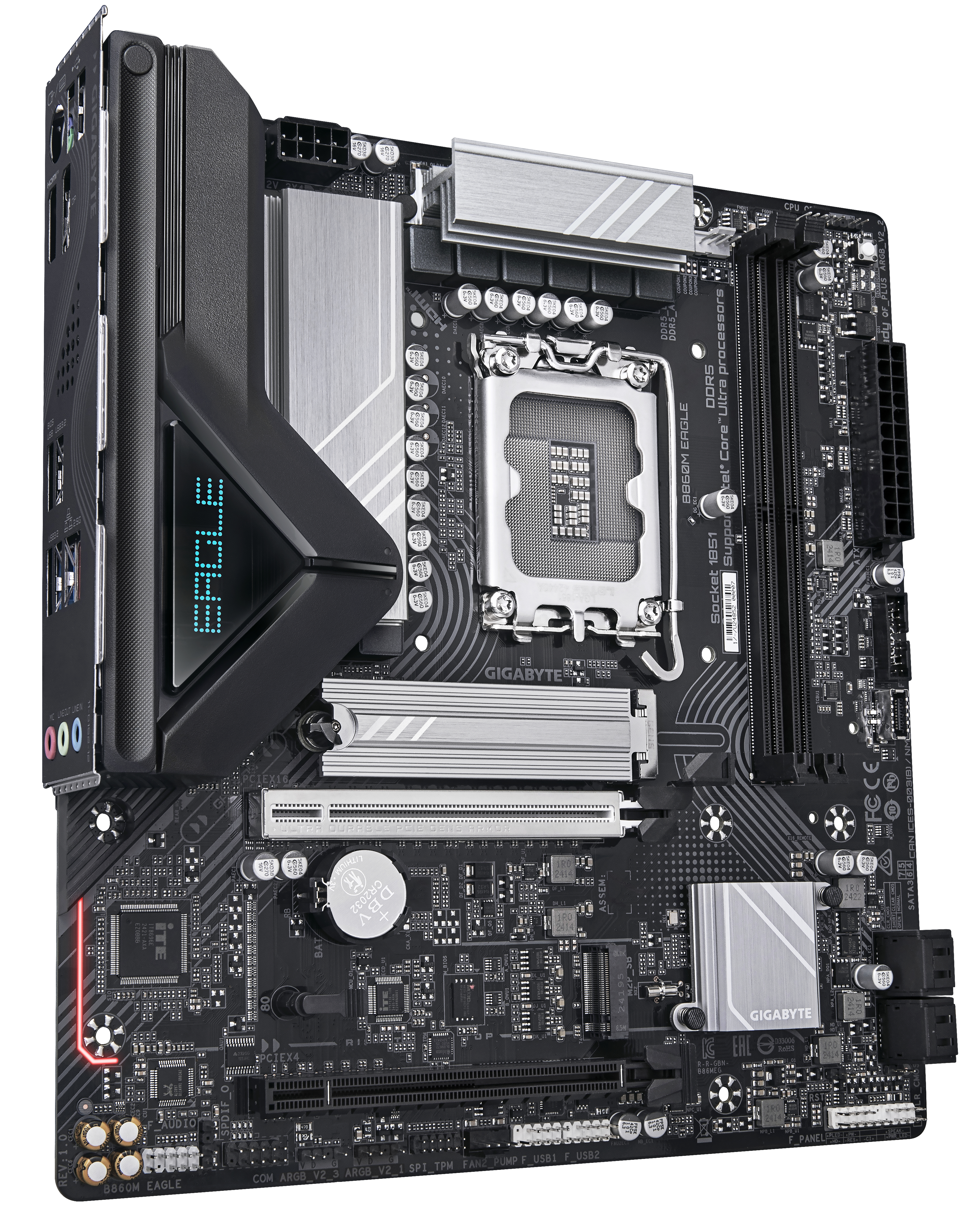 Bekijk afbeelding 3 van Gigabyte 1851 B860M EAGLE - DDR5/M.2/DP/HDMI/µATX